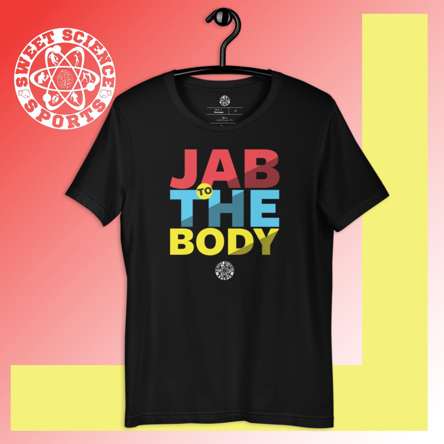 Sweet Science Sports JAB to the Body  t-shirt