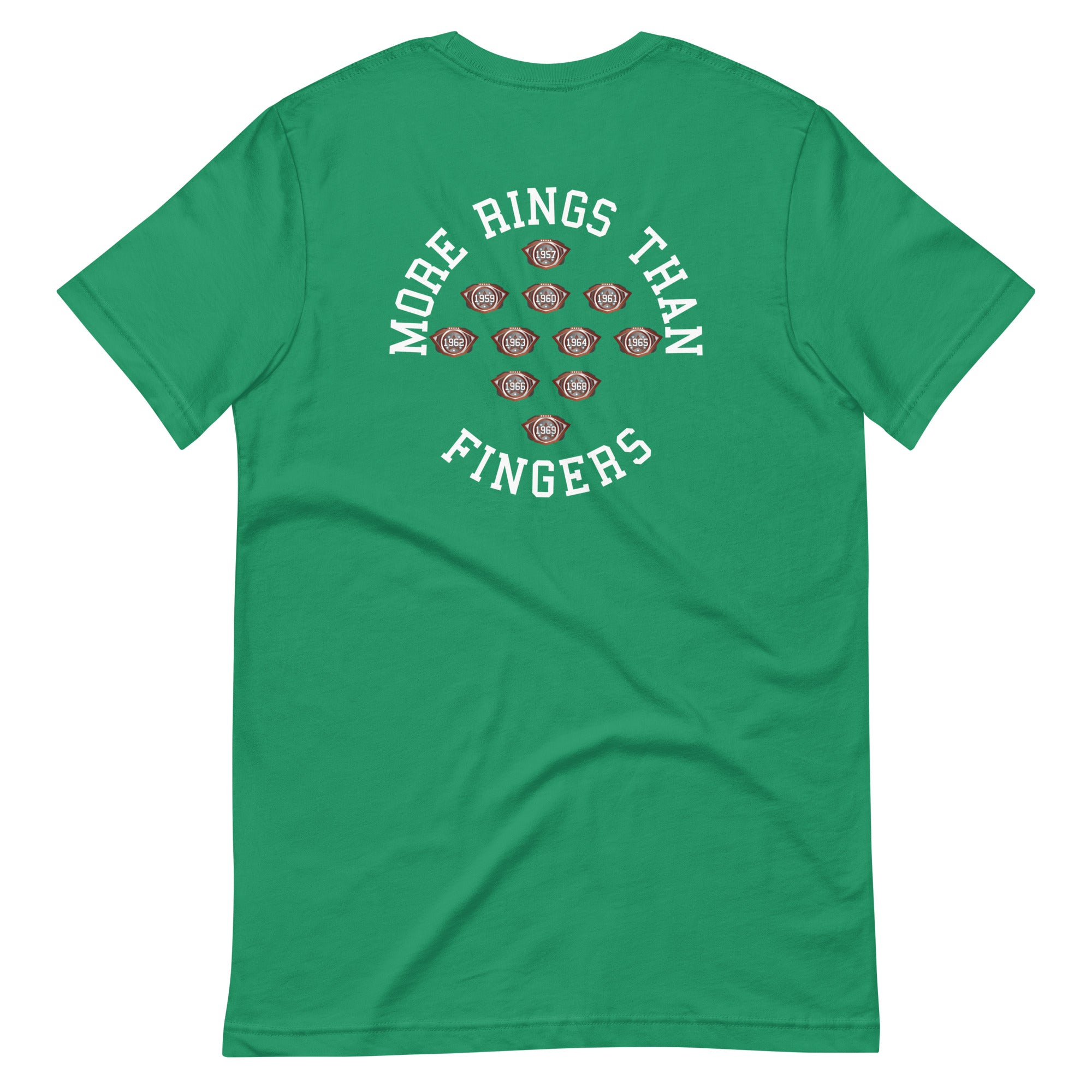 Sweet Science Sports Bill Russell More Rings Than Fingers  t-shirt