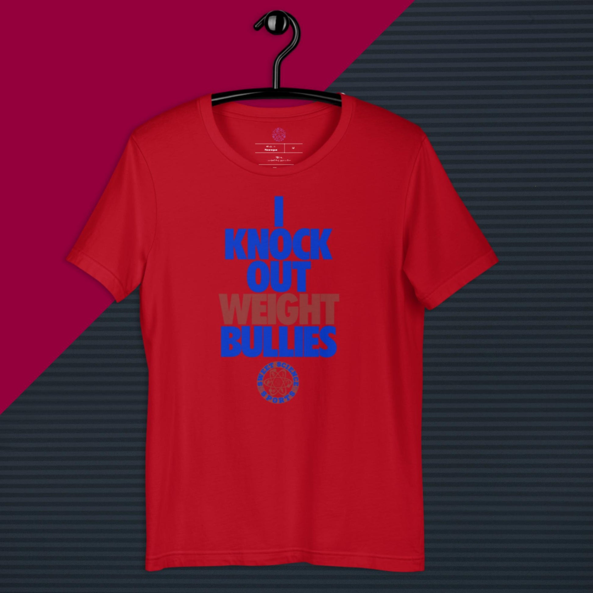 Sweet Science Sports I Knock Out Weight Bullies  t-shirt