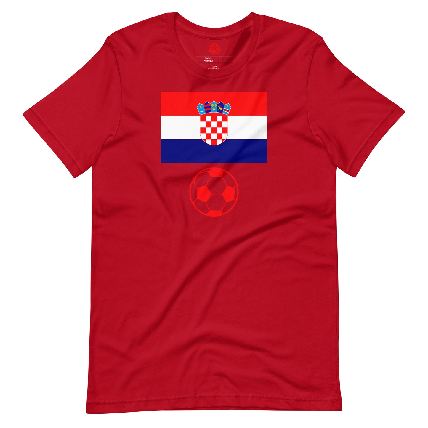 Sweet Science Sports Croatia Futbol  t-shirt