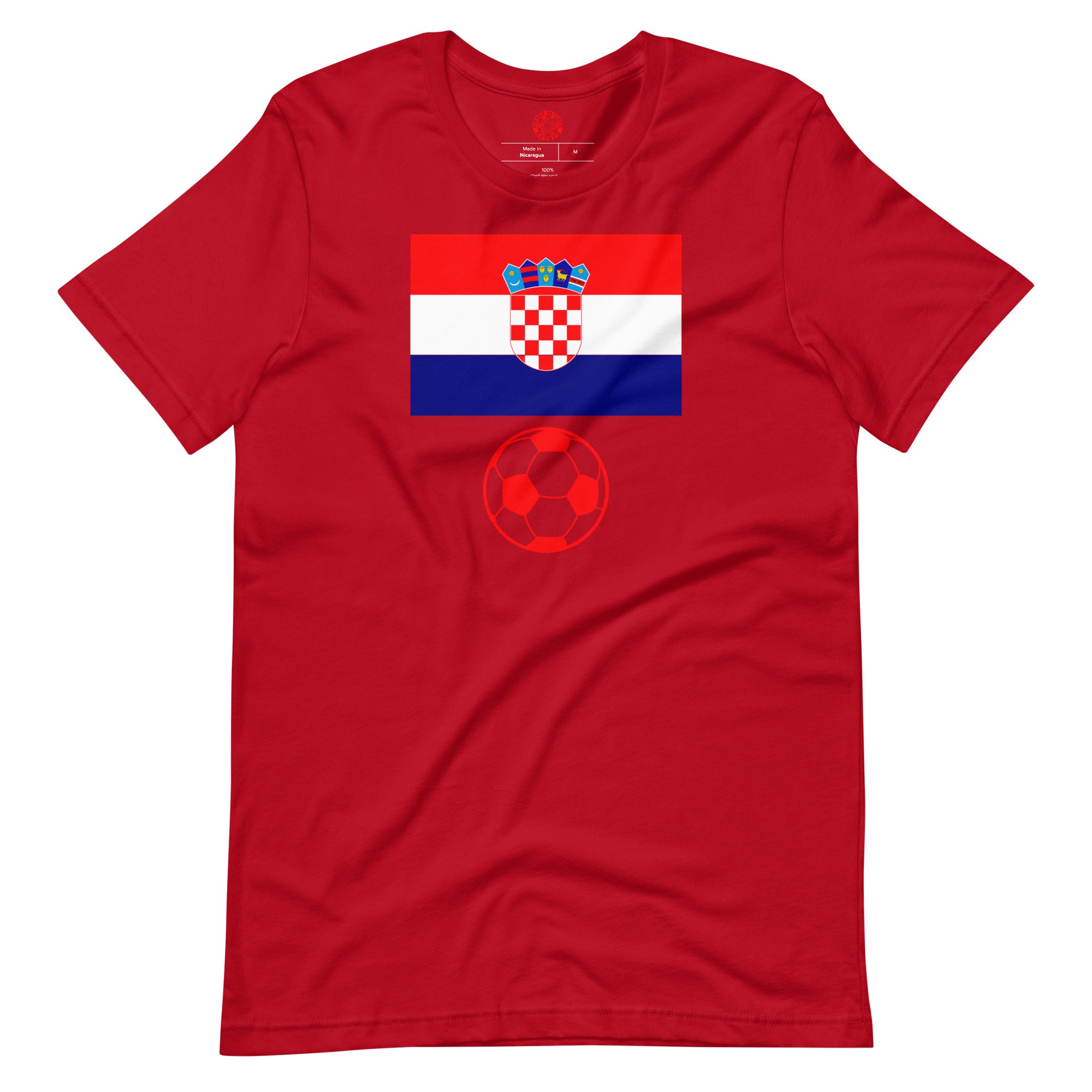 Sweet Science Sports Croatia Futbol  t-shirt
