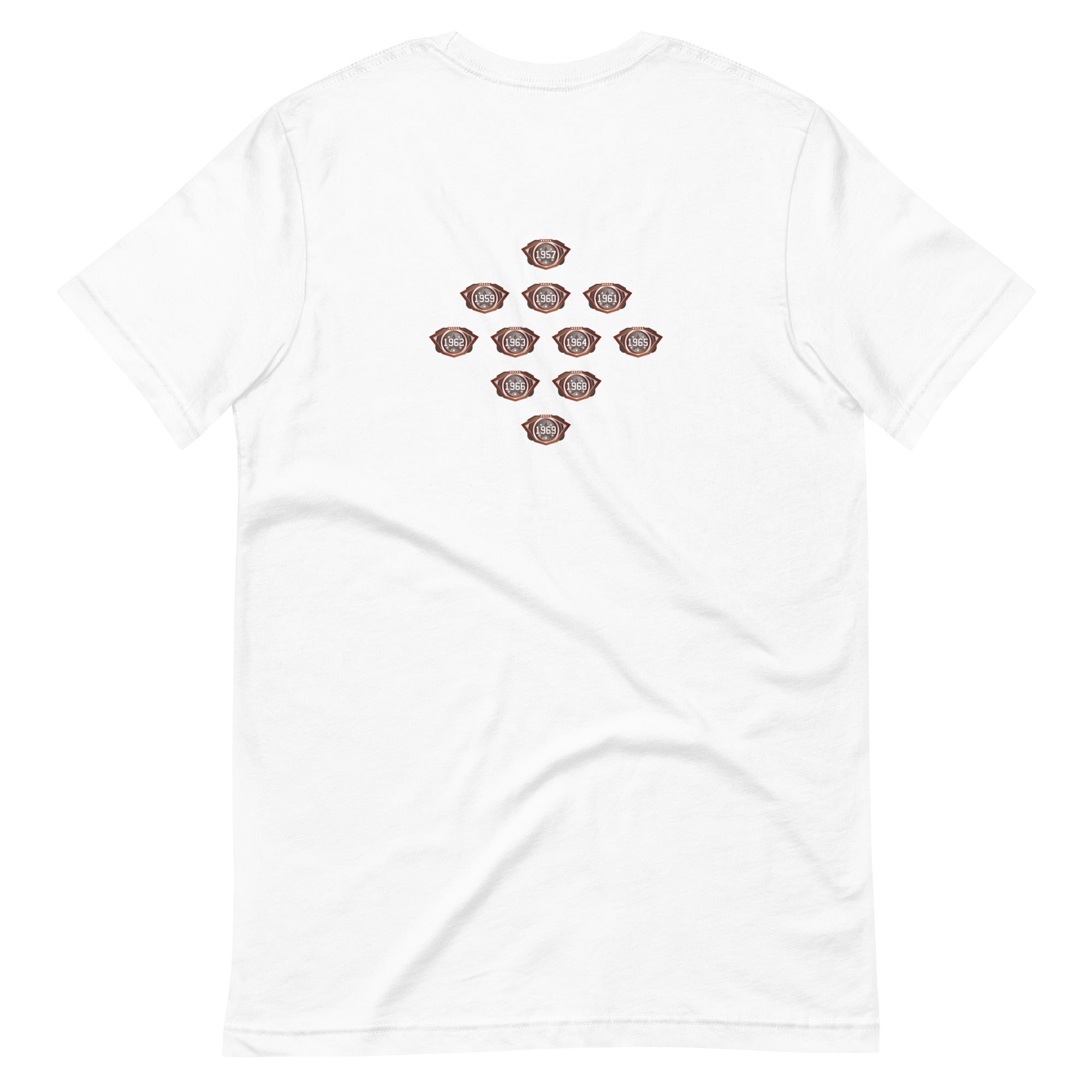 Sweet Science Sports Bill Russell More Rings Than Fingers  t-shirt