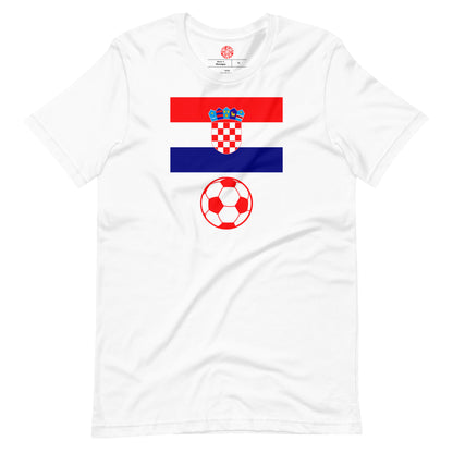 Sweet Science Sports Croatia Futbol  t-shirt