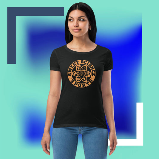 Sweet Science Sports Logo Women’s fitted t-shirt