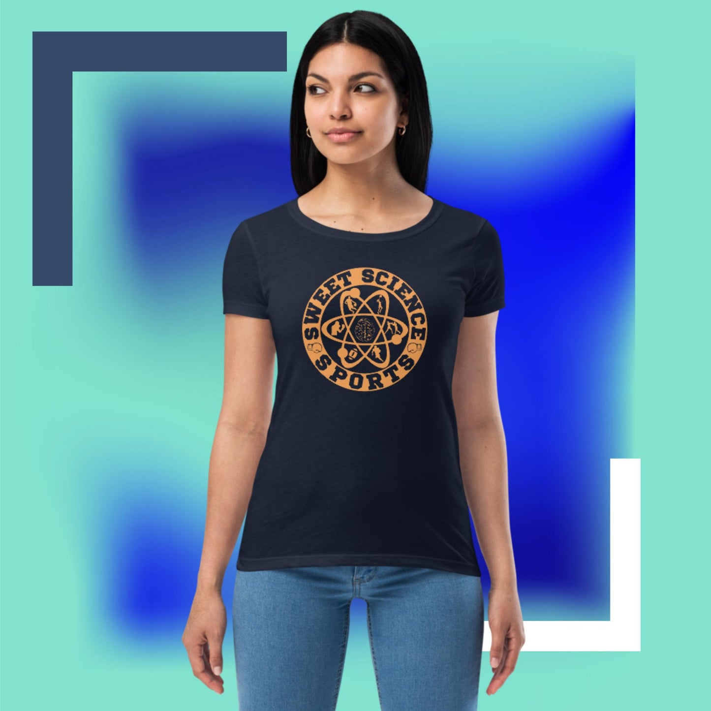 Sweet Science Sports Logo Women’s fitted t-shirt