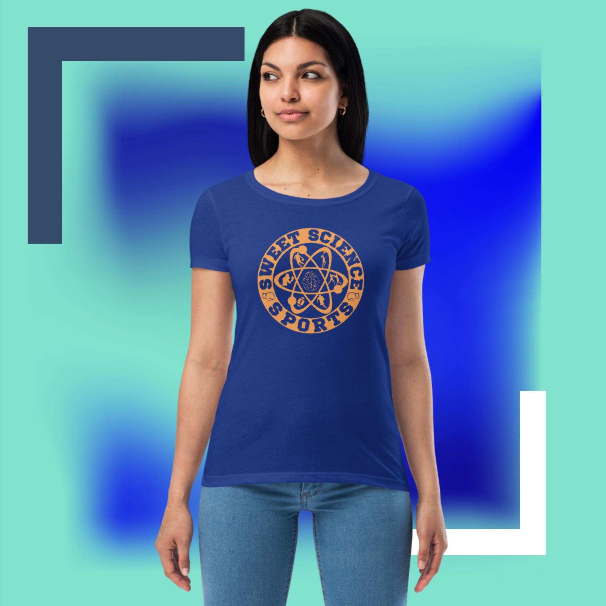 Sweet Science Sports Logo Women’s fitted t-shirt